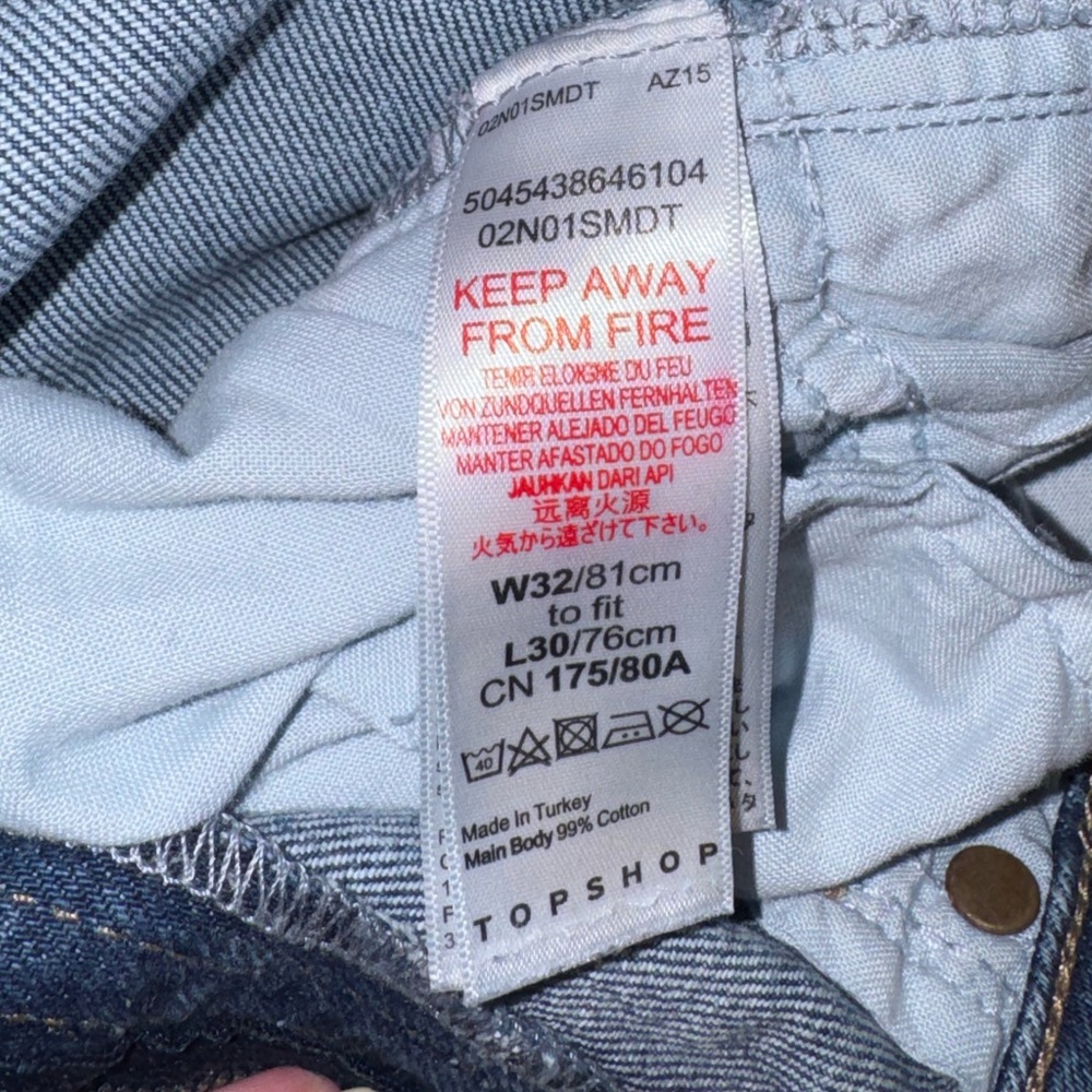 Topshop High Rise Ripped Mom Jean - Picture 5 of 7